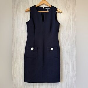 Karl Lagerfeld Paris Textured Sheath Dress – Size 8 EUC